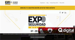 Desktop Screenshot of exposeguridadmexico.com